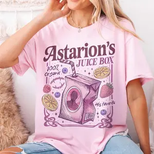 [Sale off up to 50%] Astarion’s Juice Box BG3 Shirt, Funny Astarion Game Fan Shirt, Baldur’s Gate Inspired Tee, Dark Humor Tee Gift, Graphic Streetwear T-shirt