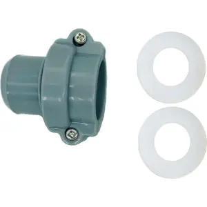 replaceables Lay-Z- B/C Water Pipe Grey Coupling Screw Nut Connector and Nipple ,2B/C Seals Gaskets Washers