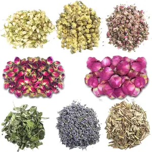Dried Flowers Set for Soap Making, DIY Lip Gloss & Candles, Includes Rose Buds, Lavender, Jasmine – Herbal Bath & Craft Supplies
