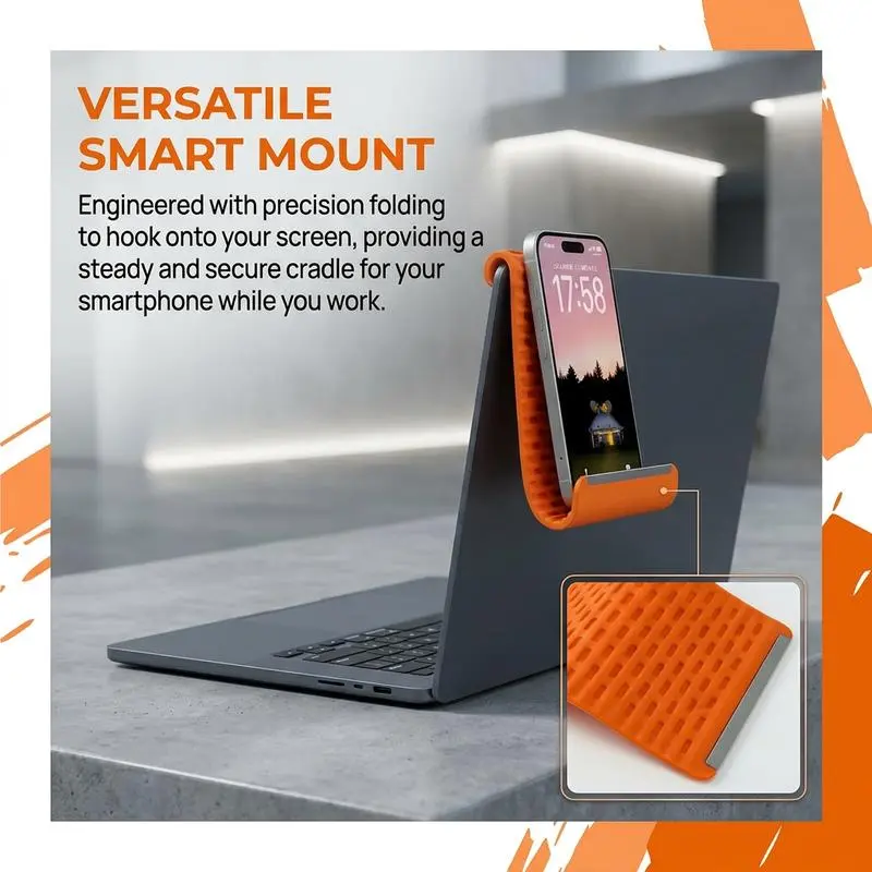 Black - Flexible Silicone Stand