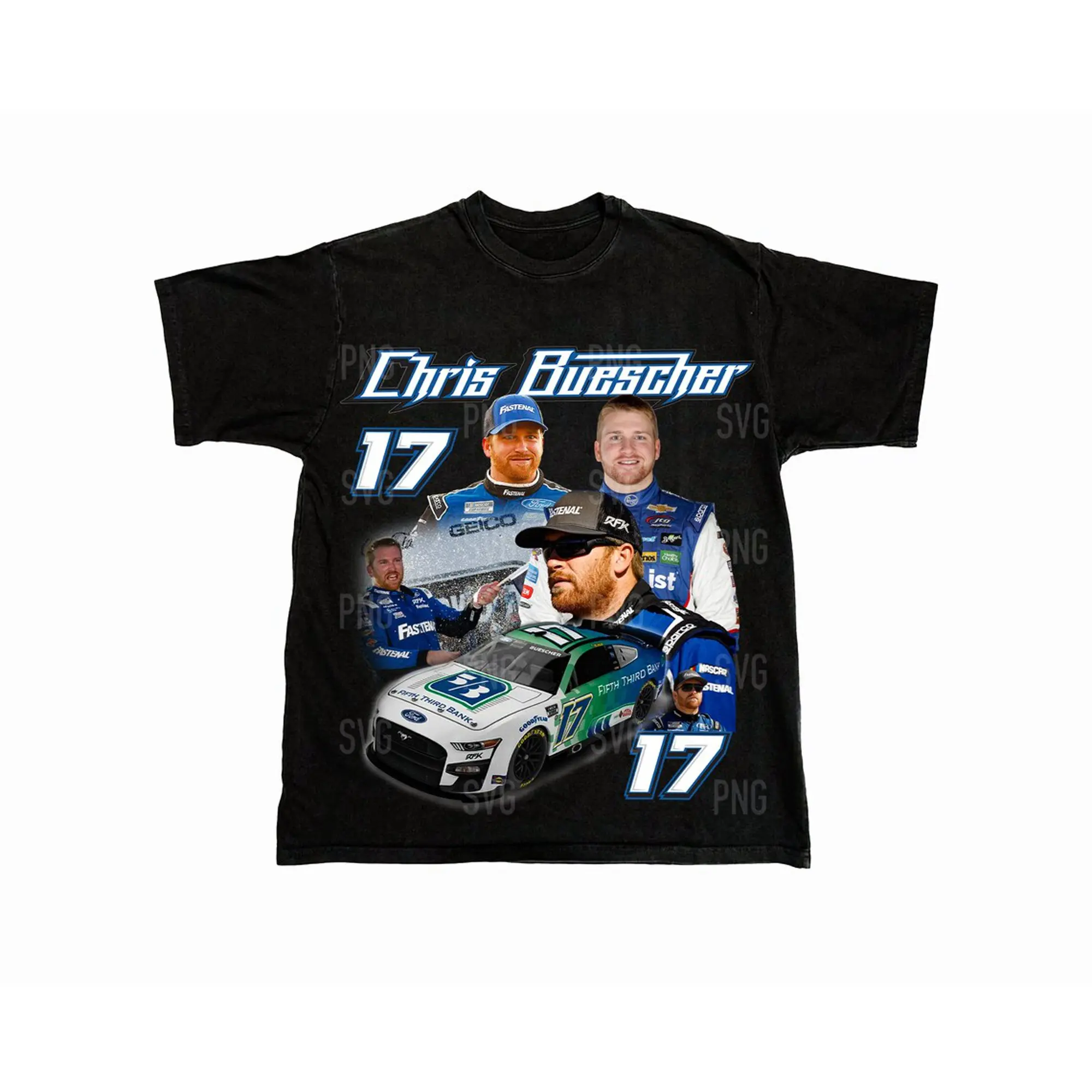Chris Buescher Racing T-shirt, ForFan