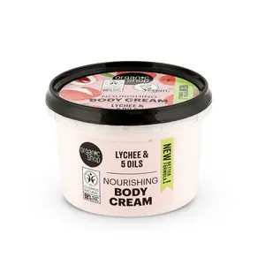Organic Shop Nourishing Body Cream Pink Lychee Organic Lychee & 5 Oils 250ml