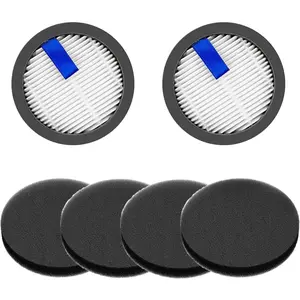 HEPA Filter Fit for Afoddon A200Pro A200 Fit for ORFELD B08 C10A C10G Fit for NEOUARE S12 S25 S26 Series Cordless Vacuum Cleaner with Sponge Filters Replacement