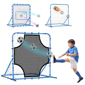 Winthai 4X4FT Three Mode Soccer Goal & Rebounder Net & Target Net,Four Targets for Precise Training,Tough-Built for Intense Shots,Quick-Switch Angle Soccer Training for Control/Passing Practice for Kids Teen