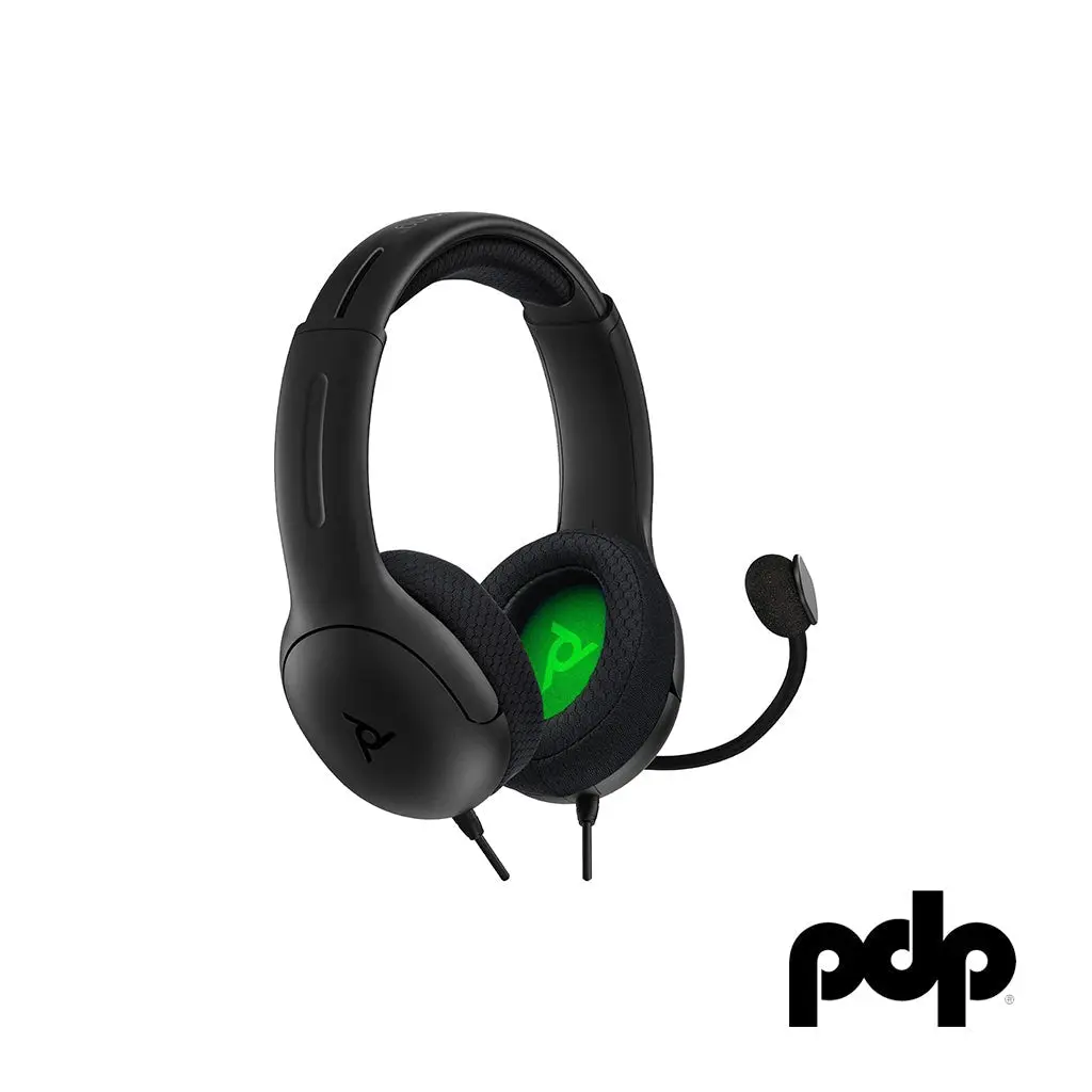 PDP Gaming AIRLITE Xbox Headset HF-048-141-XBOX-00-R Black (Like New)