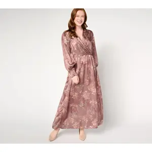 Me by Jennie Garth Petite Woven Maxi Dress