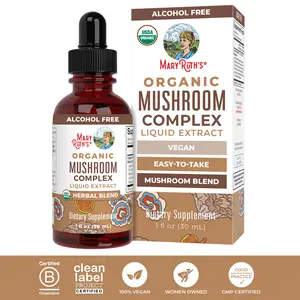 MaryRuth's USDA Organic Mushroom Complex by MaryRuth's - Lion's Mane - Reishi Mushroom - Shiitake Mushrooms - Turkey Tails - Non-GMO - 30 Servings MaryRuth's USDA Organic Mushroom Complex by MaryRuth's - Lion's Mane - Reishi Mushroom - Shiitake Mushrooms - Turkey Tails - Non-GMO - 30 Servings