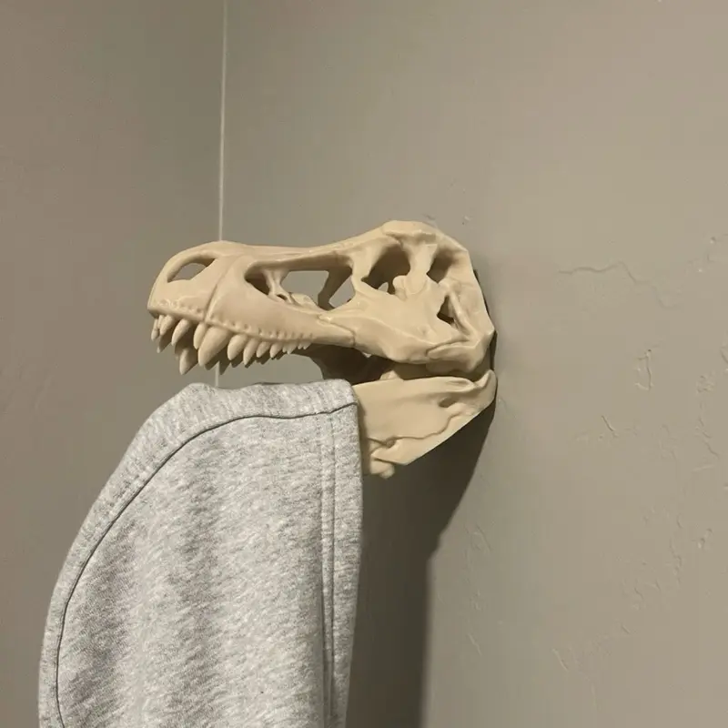 T-Rex Skull Coat Hanger