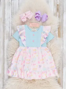 Carousel Twirls Ruffle Dress