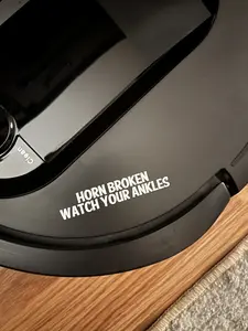 Robot Vacuum Bumper Sticker Horn Broken Watch Your Ankles Humorous Warning for Robot Vacuum Users