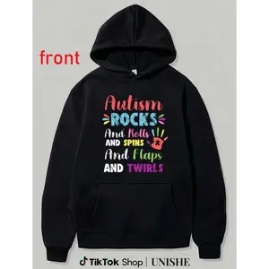 Inclusion and Autism Awareness Hoodie – Long Sleeves, Fun and Positive Messages