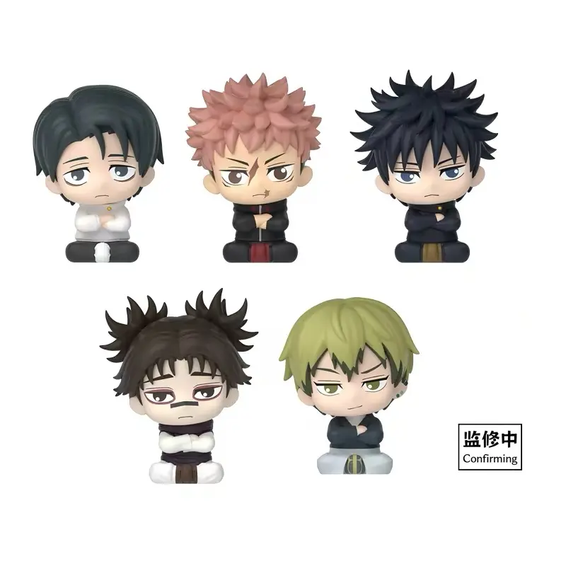 Jujutsu Kaisen Mini Figure Blind Box Season 3 , Magnetic Desk Accessory, Kawaii Anime Collectibles Figure, 5-section PC - Yuji, Megumi, Yuta, Choso