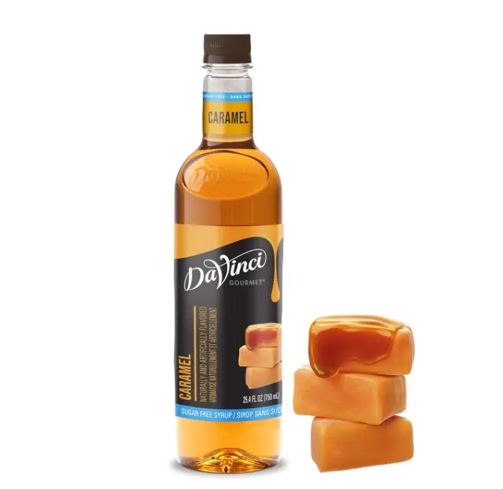 DaVinci Gourmet Sugar-Free Caramel Syrup, 25.4 fl oz (Pack of 1)