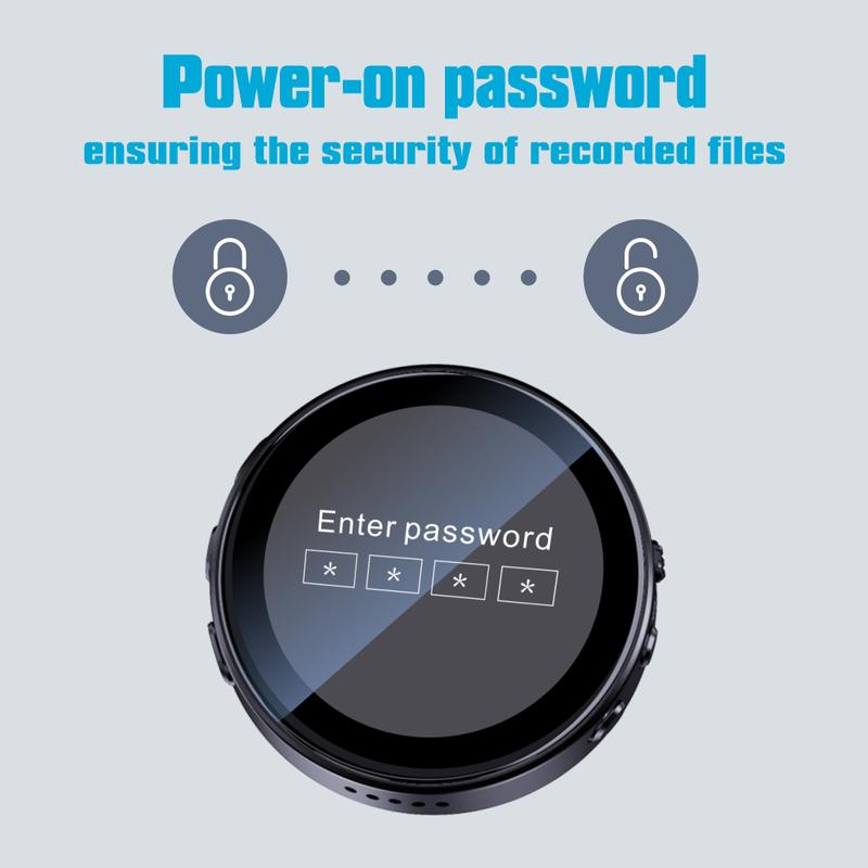 Mini Voice-Activated Recorder Audio Video Recording Machine for Meetings Lectures Interviews Versatile Use for Businesses Educational Institutions Audio