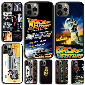 Back To The Future soft sillicon Phone Case Cover For iPhone 16 15 14
