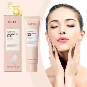 Exfoliating Gel Cleanser, Refreshing Gentle Facial Skin Care, Fine Moisturizing Oil Control, Skincare Face Wash, Daily Use