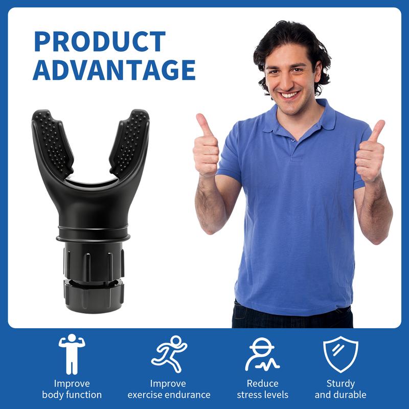 Portable breathing exercise device for lungs, Breathing trainer with Resistance Adjustable, Lung Trainer with excellent quality silicone, Improve Breathing Capacity and Endurance,Easy to Clean and Use