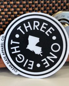 Three One Eight Sticker