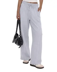 CAMPSNAIL Wide Leg Sweatpants Women - Straight Leg Baggy Loose Sweat Pants with Chic Comfy Drawstring
