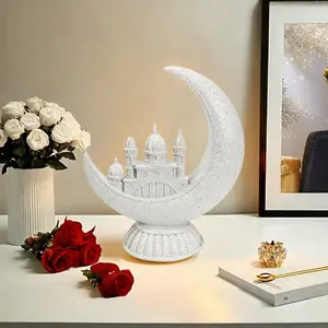 Creative Castle Statue, Resin Ramadan Decoration, Modern Living Room and Office Decor, Perfect Eid Gift, Surprise Present for Muslim Lovers