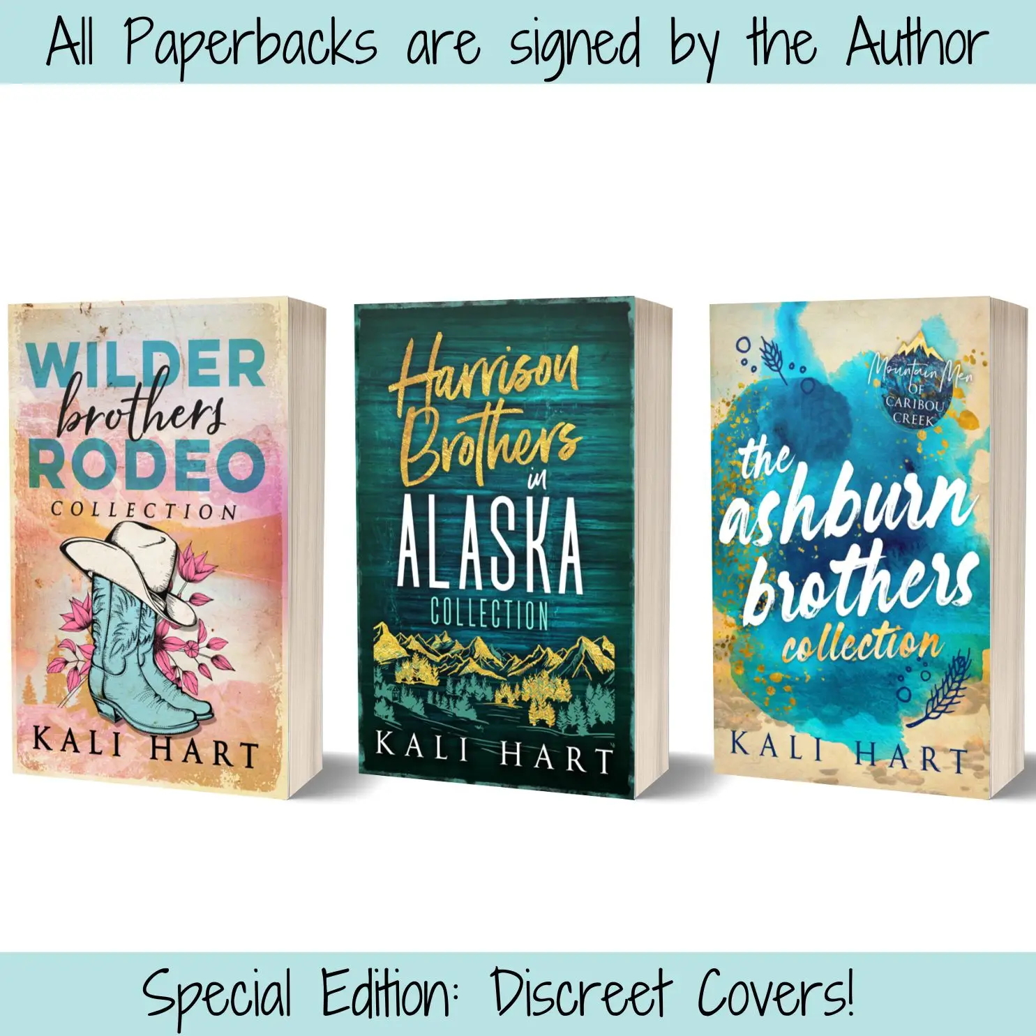 Oh Brother! Book Bundle: The Wilder Brothers + The Harrison Brothers + The Ashburn Brothers: 3 Signed Paperbacks, 13 HEAs