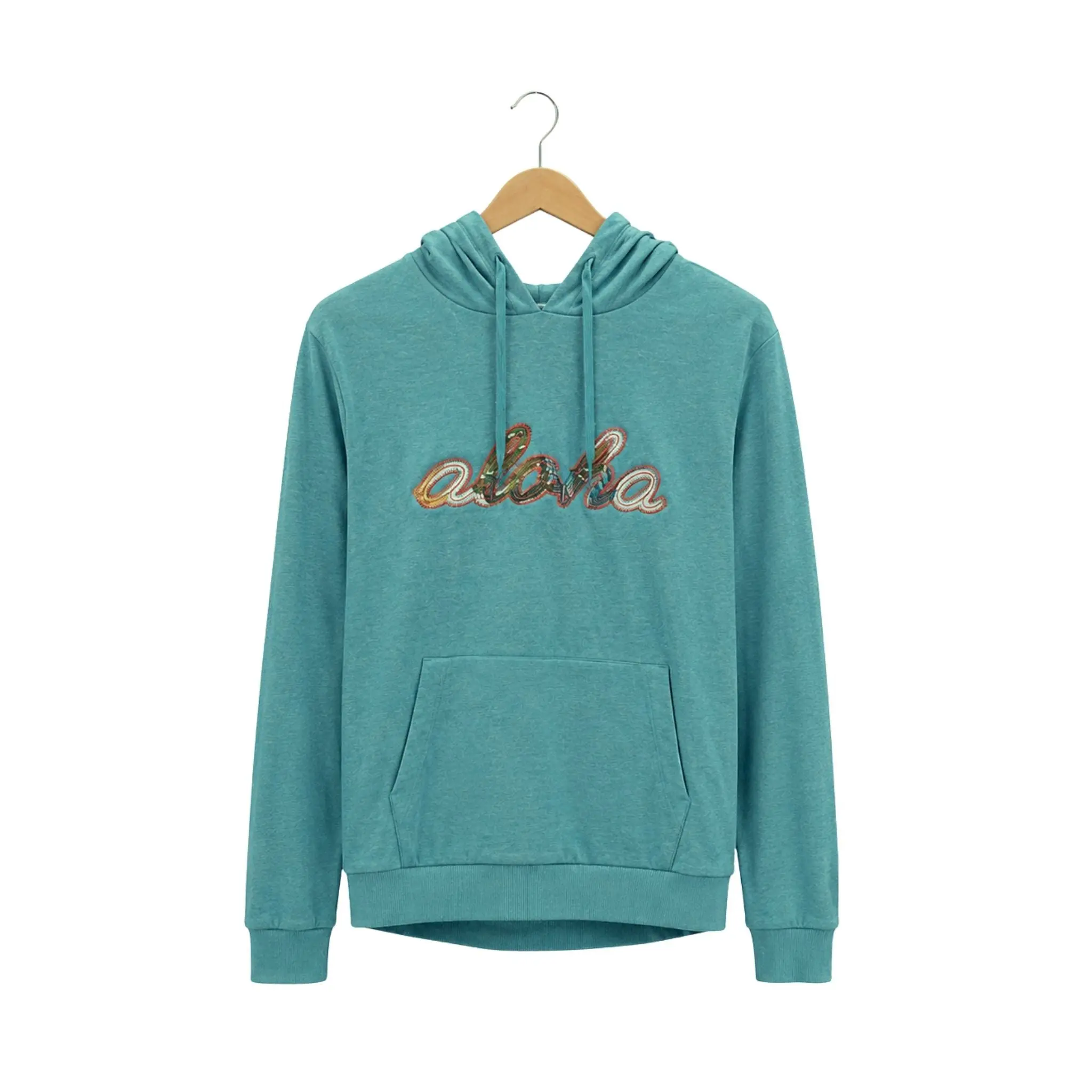 Aloha Hand-Cut Applique Hoodie