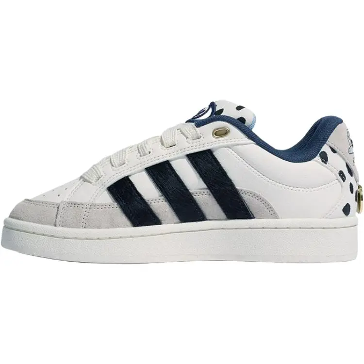 Adidas Originals X Disney Campus 00s Low Top Skateboard Shoes Unisex Ecru Versatile Comfort Off White JQ8733