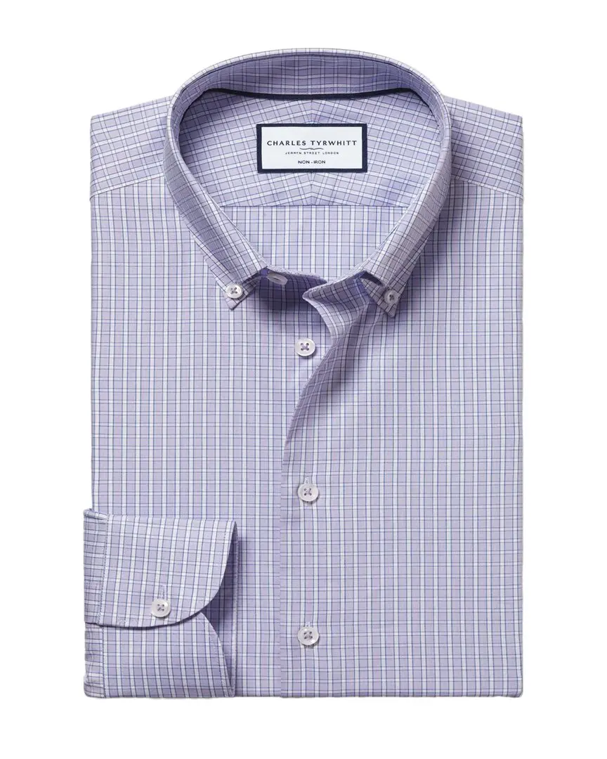 Charles Tyrwhitt  Non-Iron Pinpoint Wool Oxford Shirt