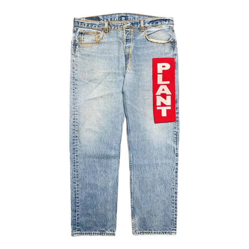Denim Tears x Cactus Plant Flea Market Levi's 501 ComplexCon Exclusive Jeans Indigo Red White