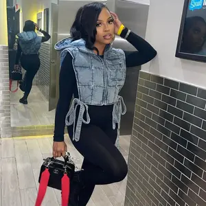 HKK “Hey Sis” Vest jacket  vest zipper vest