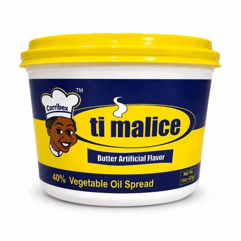 Carribex Ti Malice Butter Artificial Flavor Vegetable Oil Spread 32 oz (908g)