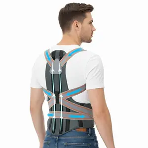 Breathable Full Back Support, Shoulder Alignment, Spine Relief, Unisex Adjustable Support Vest