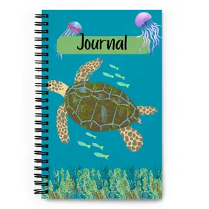 Ocean themed Spiral notebook