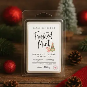 Luxury Jumbo Scented Soy Wax Melts Extra Large 6 oz Size Holiday Aromas