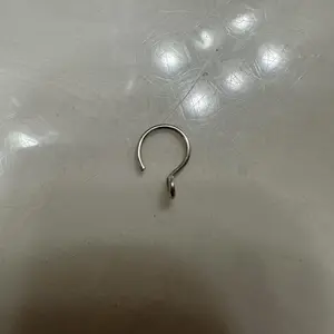 Faux Septum Nose Ring Clip-on - Handmade 20 Gauge Wire in Black, Gold, or Silver Copper Coating for Unisex Style