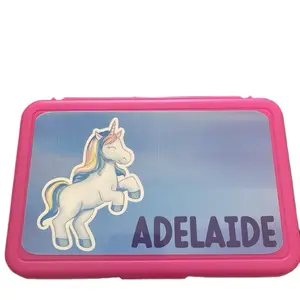 Personalized Pencil Box- unicorn design
