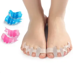Toe Corrector Bunion Thumb Valgus Protector Toe Separators Preventing Blisters Comfortable Spring Bunion Corrector Silicone Cutics
