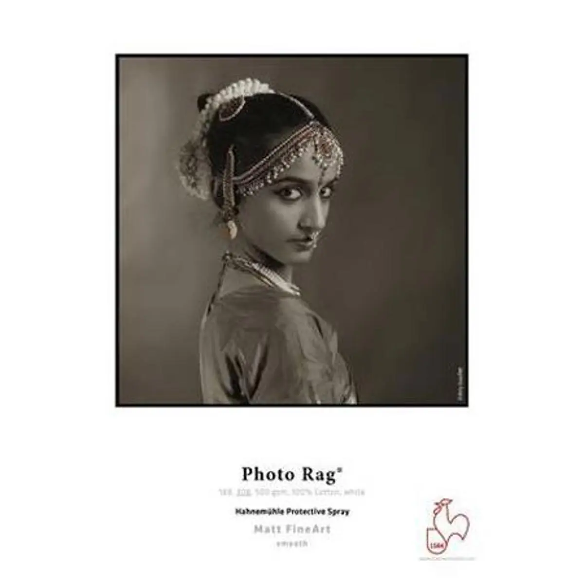 Hahnemuhle Matte Photo Rag, 188 g/ms, Smooth, Bright White Inkjet Paper, 17x22", 25 Sheets