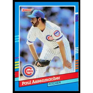Paul Assenmacher 1991 Donruss #144 Chicago Cubs