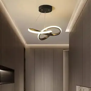 Nordic LED Pendant Lamp, Warm Light, LED Chandelier Modern Pendant Light For Bedroom Living Room Kitchen Dining Room Corridor Personality Creativity Simple Illumination AC 85-265V Home Decor Fixture