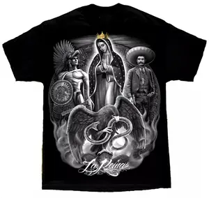 David Gonzales Mexico Aztec Warrior Emiliano Zapata Mexican T-Shirt, Chicano Art, Graphic Unisex Shirt, Casual Style, Top Menswear