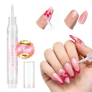 SASSYTIP Premium Nail Glue Remover Pen&Nail Glue Remover efil , Nail Glue Remover For Press On Nails, Click&Remove Pen Design, For Fake Nails Debonder Adhessive Remover