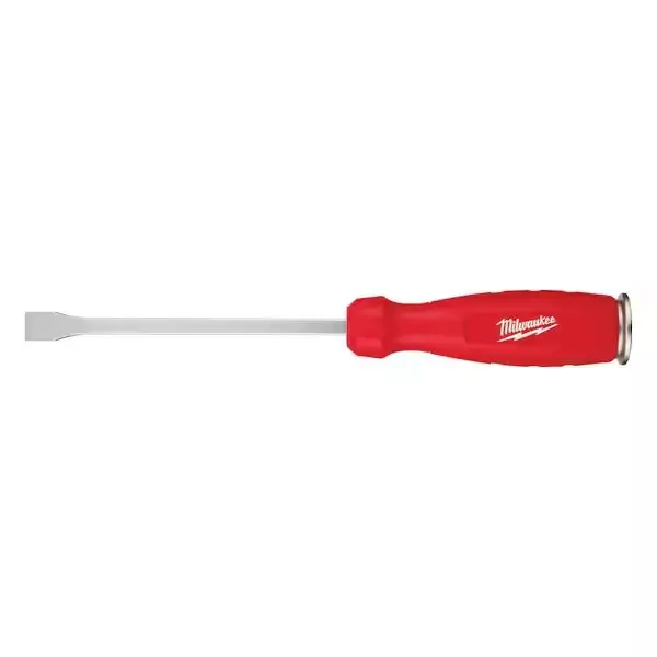 Demolition Flat-Head Screwdriver, Heavy-Duty Hand Tool for Construction & Remodeling Tasks
