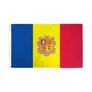 3x5ft Polyester Andorra Flag - Dye Sublimation Print Banner for Home, Festive Supplies