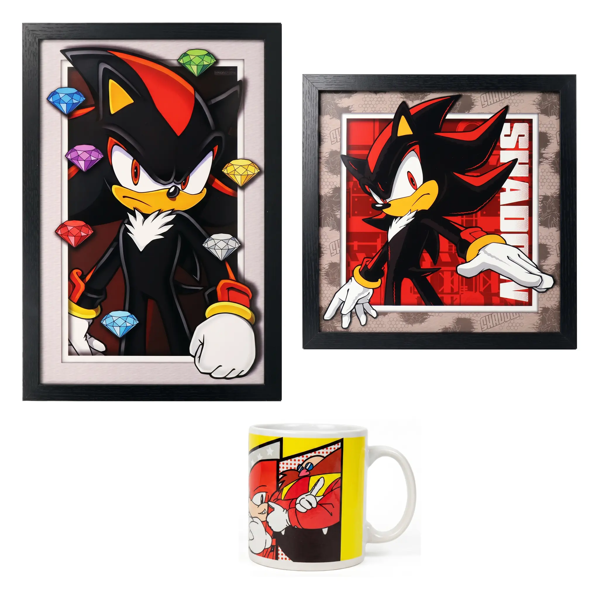 Sonic - Shadow Wall Art & Roster Mug Bundle