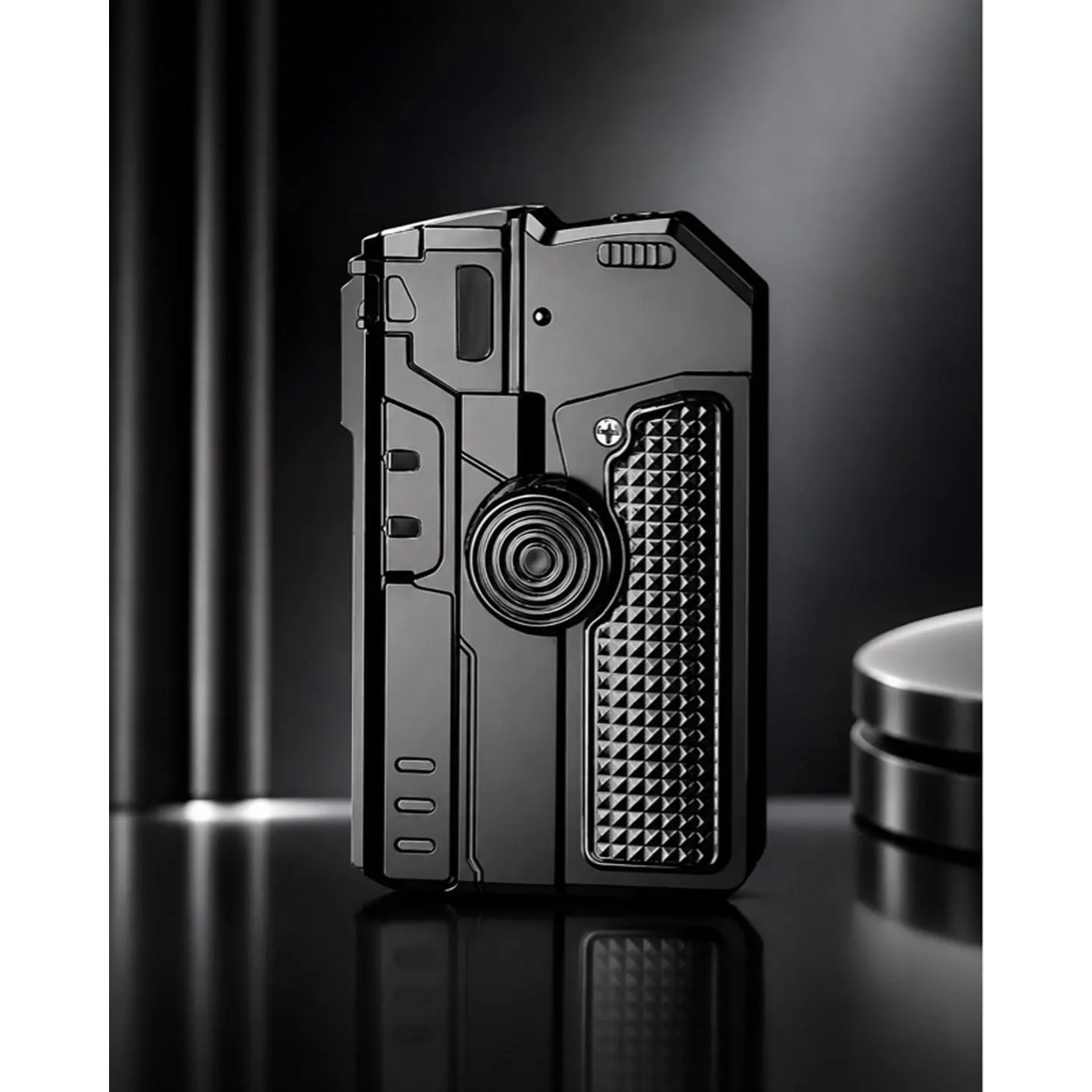 (Butane Gas Not included) Multi-Functional Folding Dual-Form Lighter, 2 In Refillable Spinner Lighter forBBQ,Camping, Kitchen outdoor