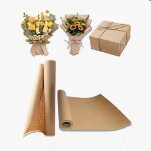 Solid Color Gift Wrapping Paper Roll, Flower Wrapping Paper, DIY Craft Paper for Birthdays, Crafts, Bouquets, Posters, Wedding & Party Gifts