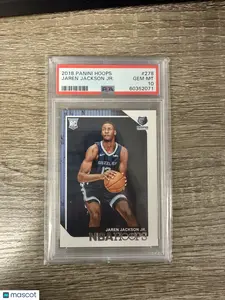 JAREN JACKSON JR PSA 10 - 2018 Panini Hoops Rookie RC #278