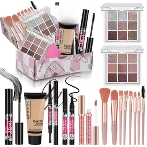 Makeup Set for Teens – Full Kit with Eyeshadow Palette, Foundation & Brushes – Gift Set for Teen Girls & Women