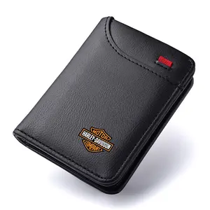 PU Leather Car Driving Document Bag ID Passport Card Wallet Card Pouch Motorcycle For Harley Davidson Electra Glide Ultra Classic 1250 Accessories
